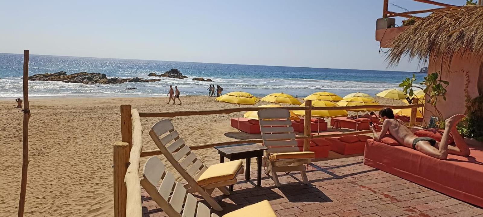 Sebastian De Los Milagros Zipolite Bagian luar foto