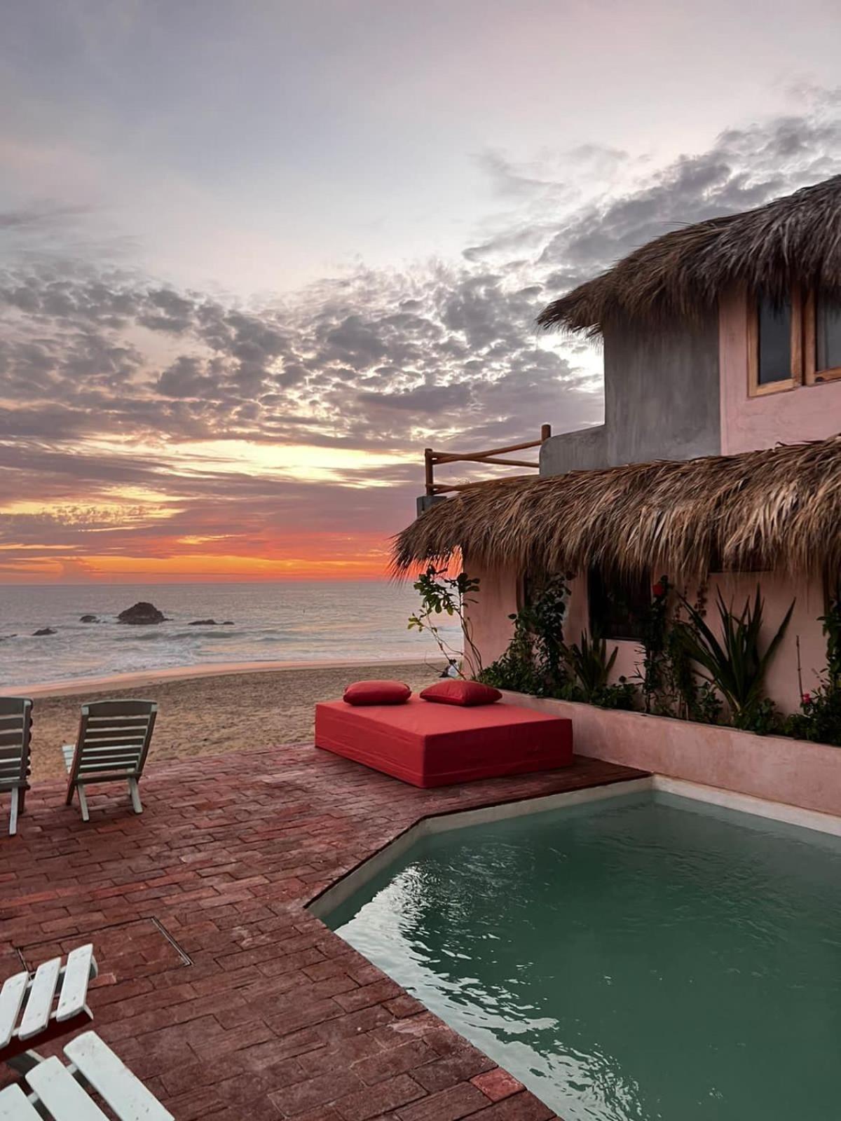 Sebastian De Los Milagros Zipolite Bagian luar foto